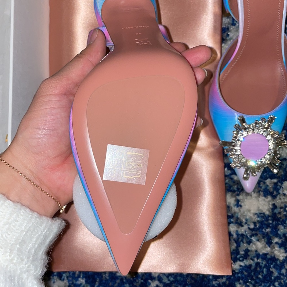 RARE Amina Muaddi fairy shadow Begum 38 - Picture 5 of 8